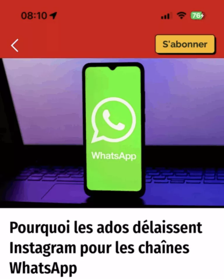 Pourquoi les ados quittent Instagram pour les chaînes WhatsApp – et pourquoi les marques doivent s’en soucier 1 whatsapp