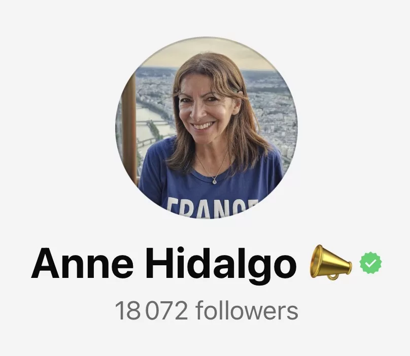 Anne Hidalgo WhatsApp