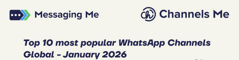 Top 10 Most Popular WhatsApp Channels – January 2026 1 Capture decran 2026 01 08 a 13.50.30