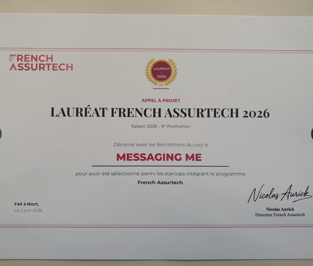 Messaging Me rejoint French Assurtech 2026 : WhatsApp accélère dans l’assurance 1 Capture decran 2026 09 10 a 18.56.19