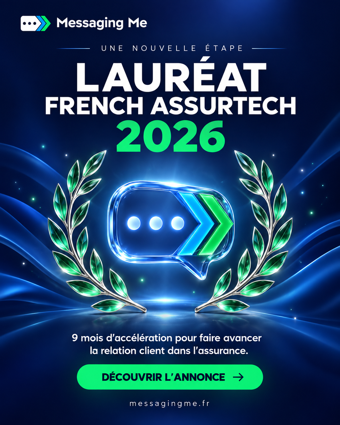 messaging me publicite french assurtech 2026